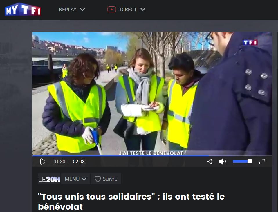 Télémaque TF1 bénévolat