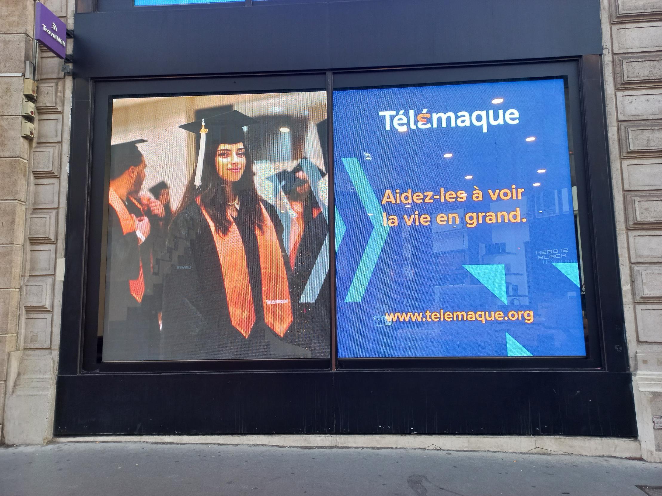 Télémaque mis à l’honneur sur l’Avenue de l’Opéra en cette Journée mondiale de l’égalité des chances